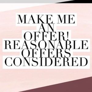 Please comment with reasonable offers:)